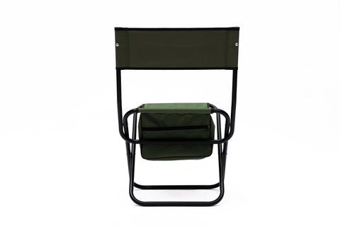 Folding Outdoor Chair with Storage Bag, Green, Set of 4